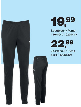 Bristol Sportbroek Puma aanbieding