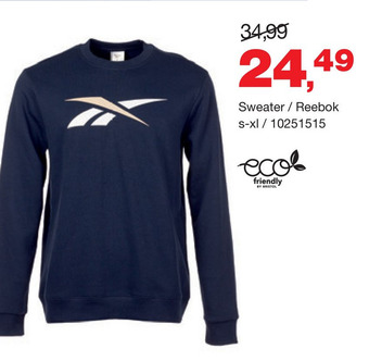 Bristol Sweater Reebok aanbieding