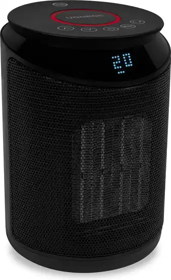 Bol.com Vonroc elektrische kachel - ventilatorkachel - 1000w/2000w - keramisch - 3 standen - zwenkfunctie - led display - thermostaat aanbieding