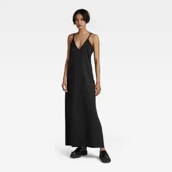 G-Star RAW G-star raw slip dress loose - zwart - dames aanbieding