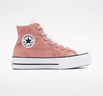 Converse Converse chuck taylor all star lift platform scratched suede aanbieding