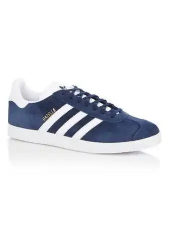 de Bijenkorf Adidas gazelle sneaker van suède - donkerblauw aanbieding