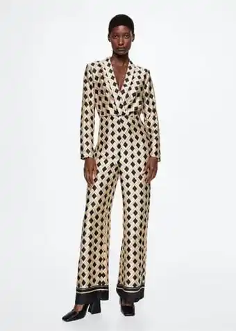 MANGO Mango jumpsuit met geometrische print aanbieding