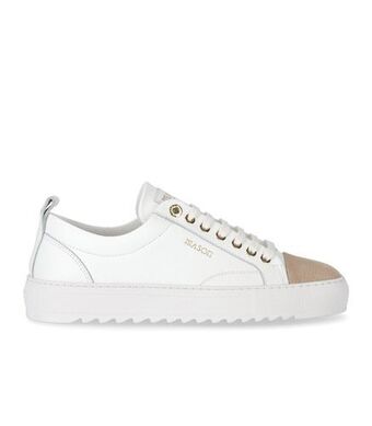Mason garments torino sneaker van leer met nubuck details - zwart  aanbieding bij de Bijenkorf