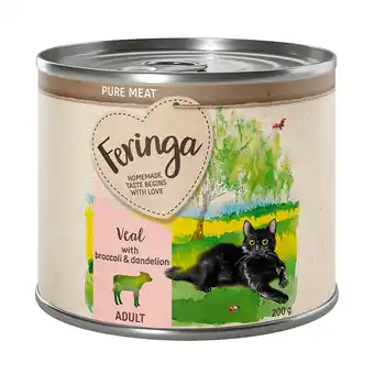 Zooplus 6x200g vlees-menu feringa kattenvoer aanbieding