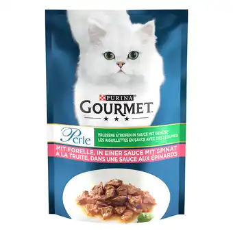 Zooplus 26x85g forel/spinazie gourmet perle kattenvoer aanbieding