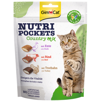 Zooplus Gimcat nutri pockets - country-mix (150 g) aanbieding