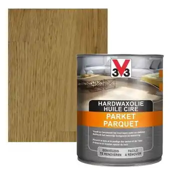 Praxis V33 hardwaxolie parket extra midden eik mat 1l aanbieding