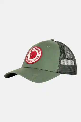 Bever Fjällräven 1960 logo langtradarkeps pet groen aanbieding