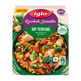 Coop Iglo roerbak sensatie kip teriyaki aanbieding