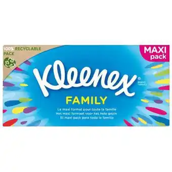 Coop Kleenex tissues family box aanbieding