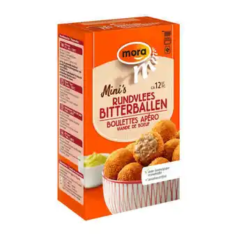 Coop Mora mini’s rundvlees bitterballen aanbieding