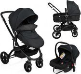 Bol.com Little world kinderwagen city walker 3 in 1 - zwart - tot 22 kg! aanbieding