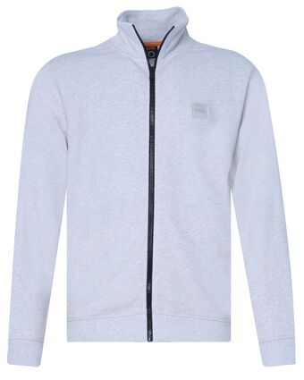 Gebreide troyer voor heren, Grijs melange