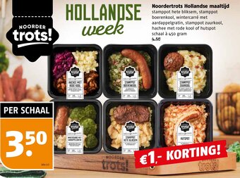 Poiesz Noordertrots hollandse maaltijd aanbieding