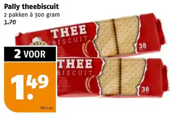 Poiesz Pally theebiscuit 300g aanbieding