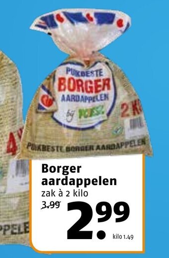 Poiesz Borger aardappelen aanbieding
