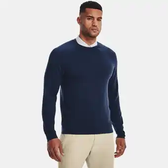 Under Armour Herenshirt under armour intelliknit met ronde hals academy / wit xl aanbieding