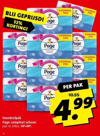 Boni Voordeelpak page compleet schoon aanbieding