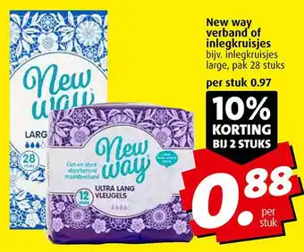 Boni New way verband of inlegkruisjes aanbieding