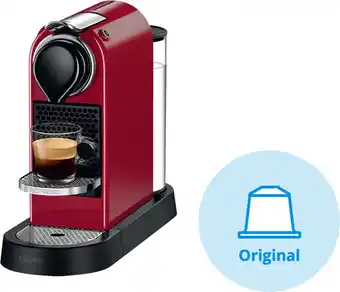 Coolblue Krups nespresso citiz xn7415 kersenrood aanbieding