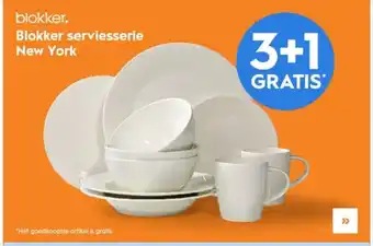 Blokker Alle blokker new york servies aanbieding