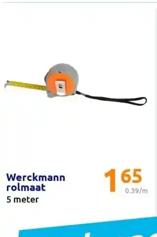 Action Werckmann rolmaat aanbieding