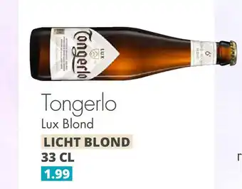 Mitra Tongerlo lux blond 33 cl aanbieding