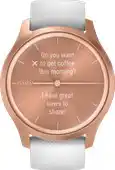 Coolblue Garmin vivomove style - rosé goud/wit - 42 mm aanbieding