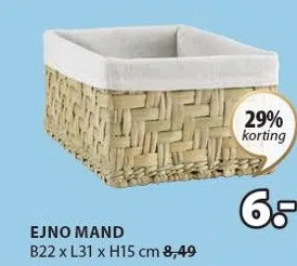 Jysk Ejno mand aanbieding