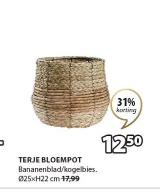 Jysk Terje bloempot aanbieding
