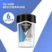 Bol.com Rexona deodorant stick men maximum protection clean scent - deodorant - 6x 45 ml - voordeelverpakking aanbieding