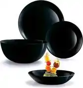 Bol.com Luminarc diwali serviesset - 19-delig - 6 persoons - zwart aanbieding