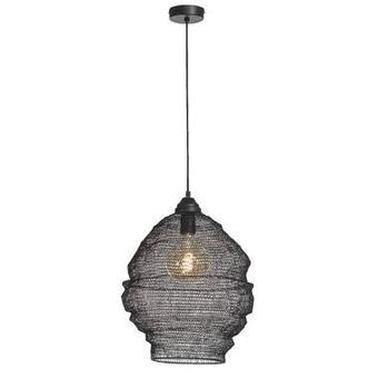 Leen Bakker Hanglamp niels - zwart - ø38x42 cm aanbieding