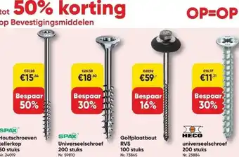 Toolstation Op bevestigingsmiddelen aanbieding