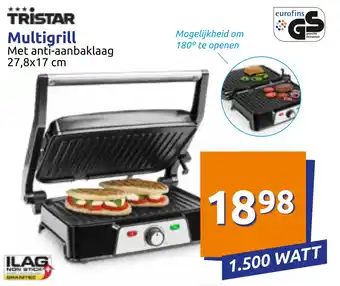 Action Multigrill 27,8x17 cm aanbieding