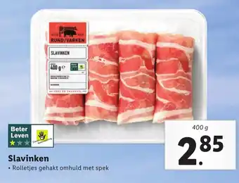 Lidl Slavinken 400g aanbieding