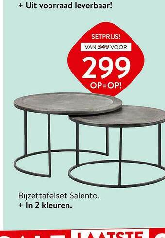 Profijt Meubel Bijzettafelset Salento aanbieding