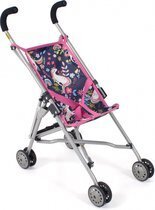 Bol.com Bayer chic poppenbuggy roma unicorn/eenhoorn buggy voor pop aanbieding