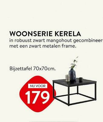 Profijt Meubel Bijzettafel 70x70cm aanbieding