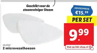 Lidl Vileda 2 microvezelhoezen aanbieding