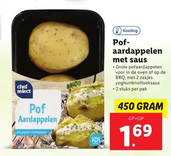 Lidl Pofaardappelen met saus 450g aanbieding