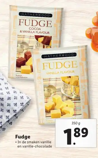 Lidl Hatherwood Fudge 350g aanbieding