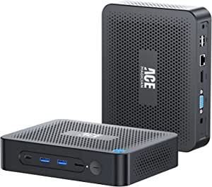 Glovary Micro Firewall Appliance 13th Gen U300E, Dual 10GbE 82599ES SFP Mini PC Router, 4 x 2.5GbE LAN Home Server, Barebone, TypeC 10Gbit, OPNsense Hardware