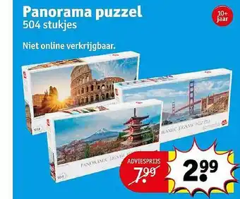 Kruidvat Panorama puzzel aanbieding