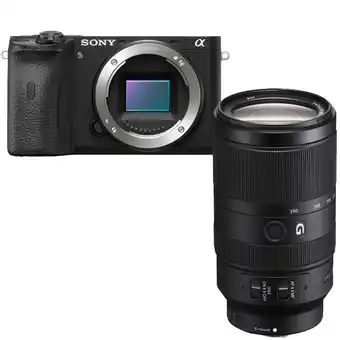 Kamera Express Sony a6600 body zwart + 70-350mm f/4.5-6.3 g oss aanbieding