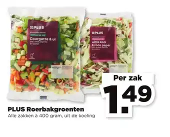 PLUS Roerbakgroenten 400 gram aanbieding