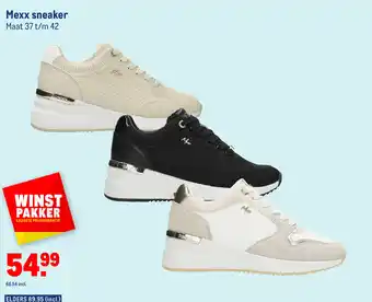 Makro Mexx sneaker 37 t/m 42 aanbieding