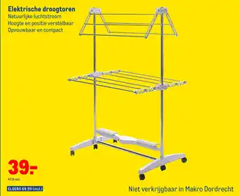 Makro Elektrische droogtoren aanbieding