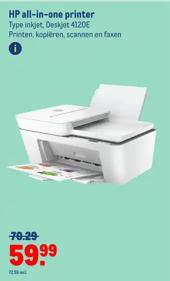 Makro HP all-in-one printer aanbieding
